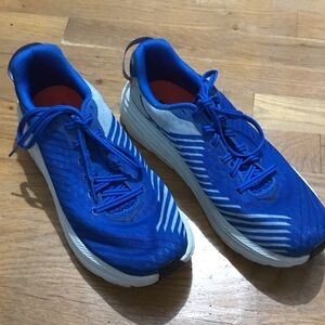 Hoka Men's Vibrant Blue Athletic Shoes